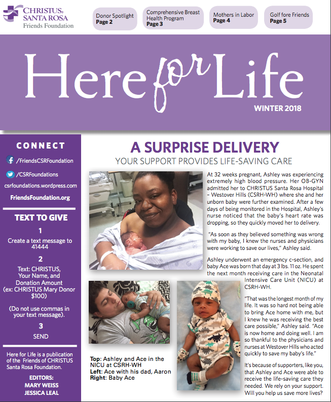 Here for Life 2018 Winter Edition